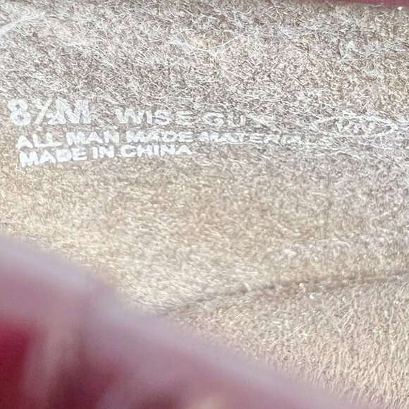 Aerosoles Wise Guy Red Patent Leather Pumps Heels Cherry Red Burgundy Size 8.5 - Picture 6 of 10